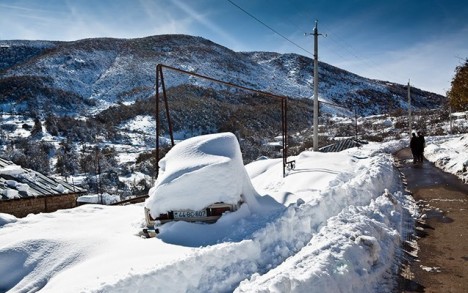 Azərbaycana ilk qar yağdı - 11 SANTİMETR- FOTO