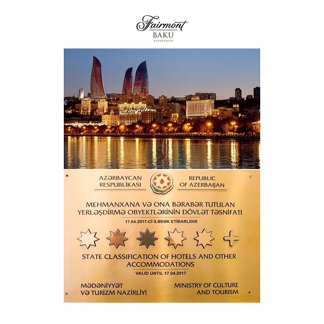 "Fairmont Baku" ölkənin ilk 5+ ulduzlu otelidir