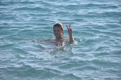 Dekabr ayında Antalyada çimərlik mövsümü davam edir-FOTOLAR