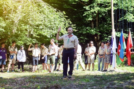 Qəbələdə çadırlar qurulub- SKAUT DÜŞƏRGƏSİ