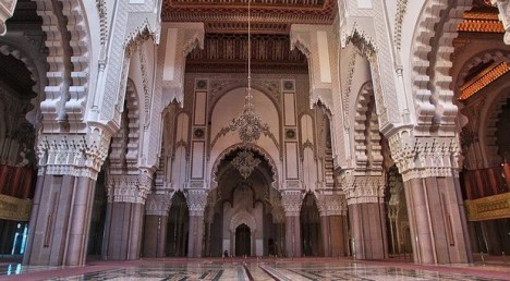 Atlantik okeanı sahillərində dünyanın ən hündür məscidi - FOTO