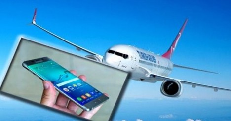 Təyyarəyə hansı telefon buraxılmır?