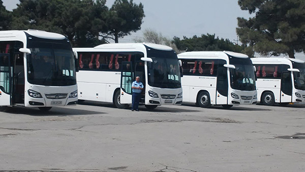 Rayonlara bu avtobuslarla gedəcəyik- FOTOLAR