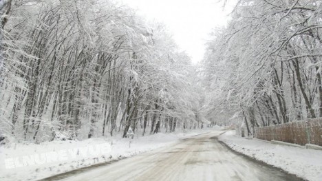 Xınalıqda 22 sm hündürlükdə qar yağıb - FAKTİKİ HAVA
