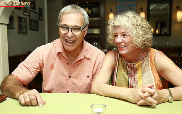 Evini satıb dünyanı gəzən məşhur cütlük - BAKIDA – FOTO