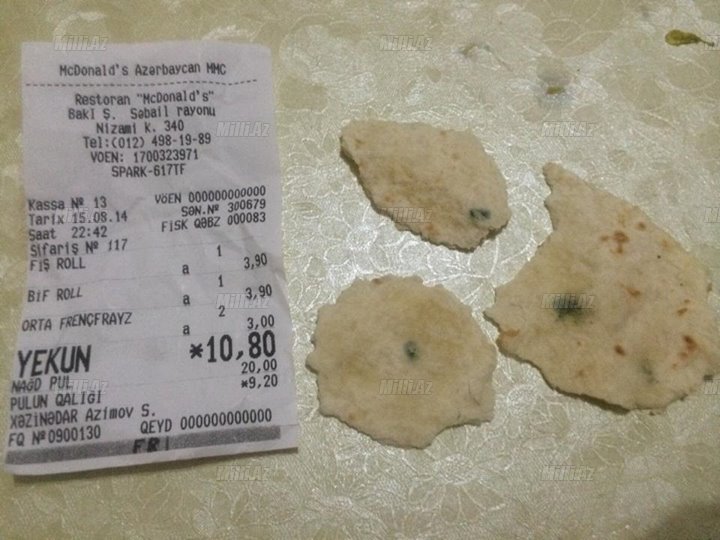 Bakıda McDonalds-da biabırçılıq - Fotolar