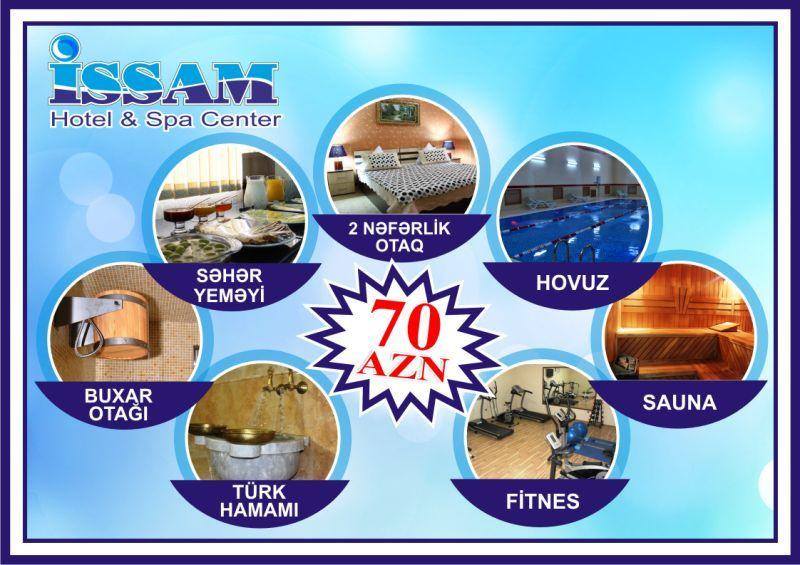  "ISSAM Hotel & Spa"-dan endirim- 2 nəfərlik otaq 70 manat