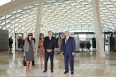 Aeroportun yeni aerovağzal kompleksi açıldı
