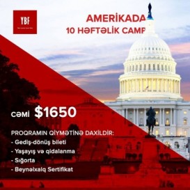 10 Həftəlik Amerikada Camp- QİYMƏT