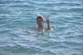 Dekabr ayında Antalyada çimərlik mövsümü davam edir-FOTOLAR