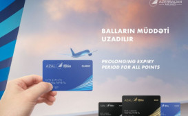 “AZAL-Miles” bonus proqramının ballarının etibarlılıq müddəti uzadılıb