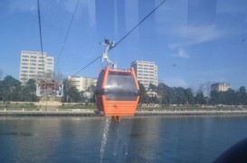 Azərbaycanda ilk dəfə Kür çayı üzərində kanat yolu istifadəyə verilib