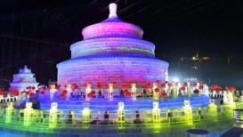 Çində buz festivalı keçirilir